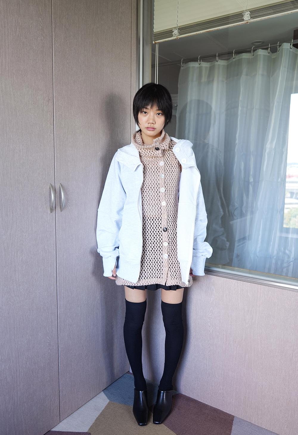 10/16예약배송* [BR] petit crochet ops in nude pink