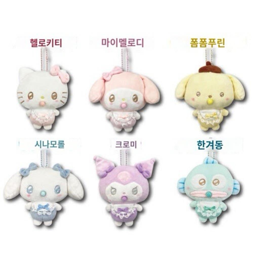 산리오 마스코트 키링 인형 파우치 엔젤 베이비