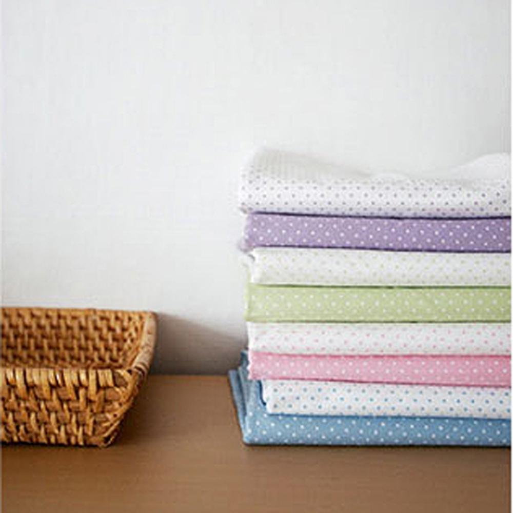 원단마트 20수평직 큐티도트 1mm 8컬러