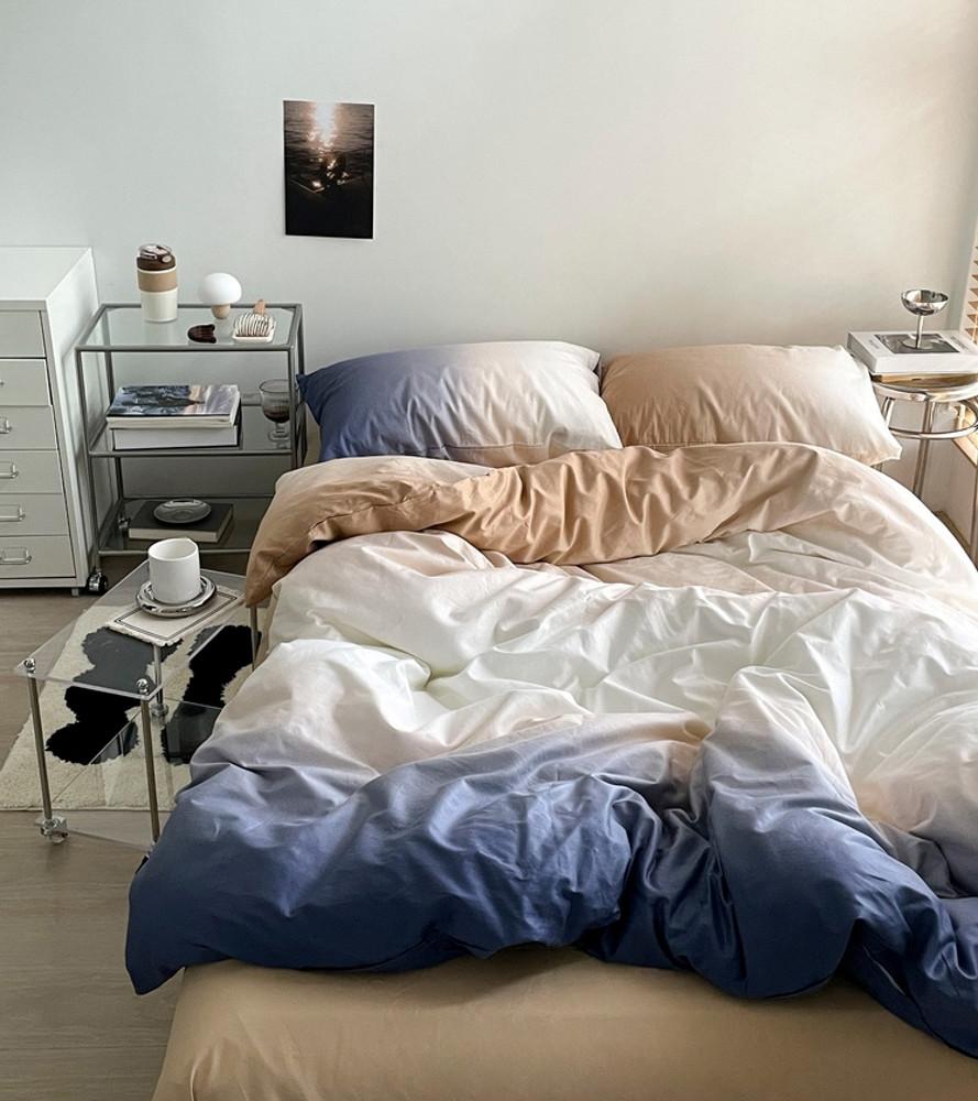 코지풀 40수 선셋 그라데이션 이불 커버 세트