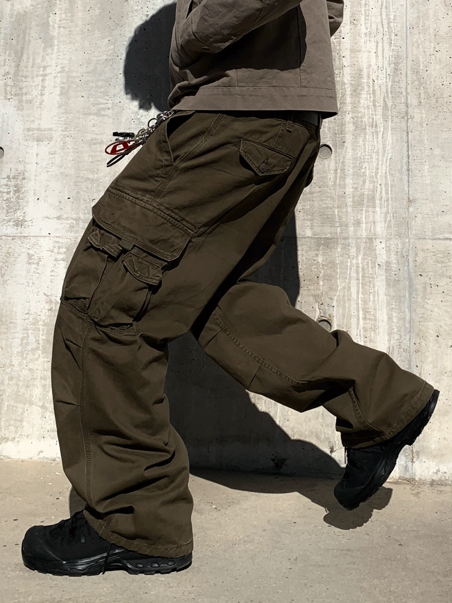 Bullet Pocket Work Pants (3color)