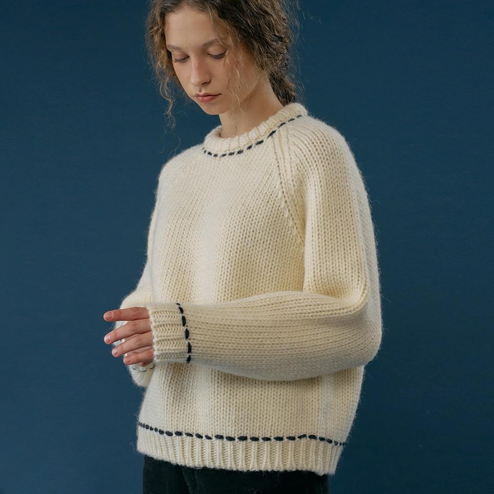[1차 리오더] Heavy wool stitch knit_3colors