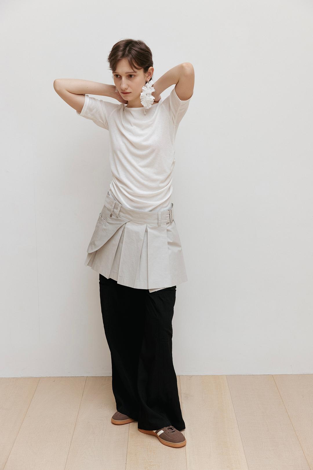 Layered Skirt (Grey)