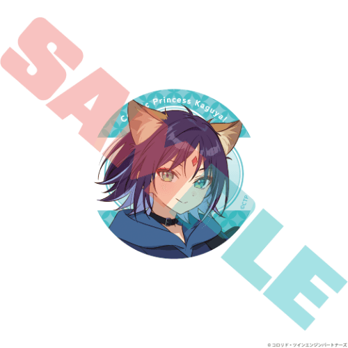 [26년 05월 발매] 초 가구야 공주 카구야 굿즈 디지털 프론티어 캔 뱃지 - 사카요리 이로하 츠쿠요미 Ver.