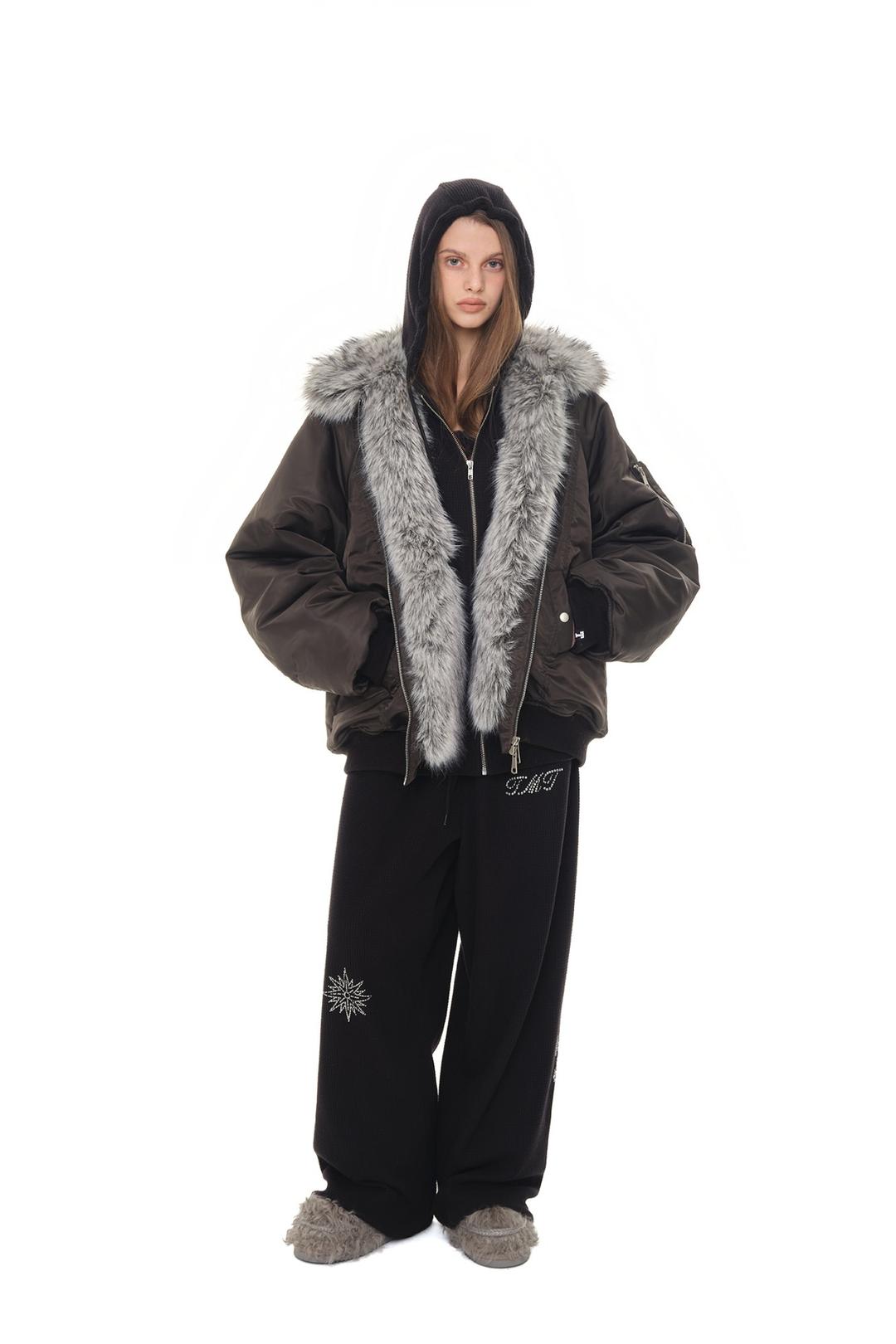 ZODIAC HOTFIX WAFFLE PANTS (BLACK)