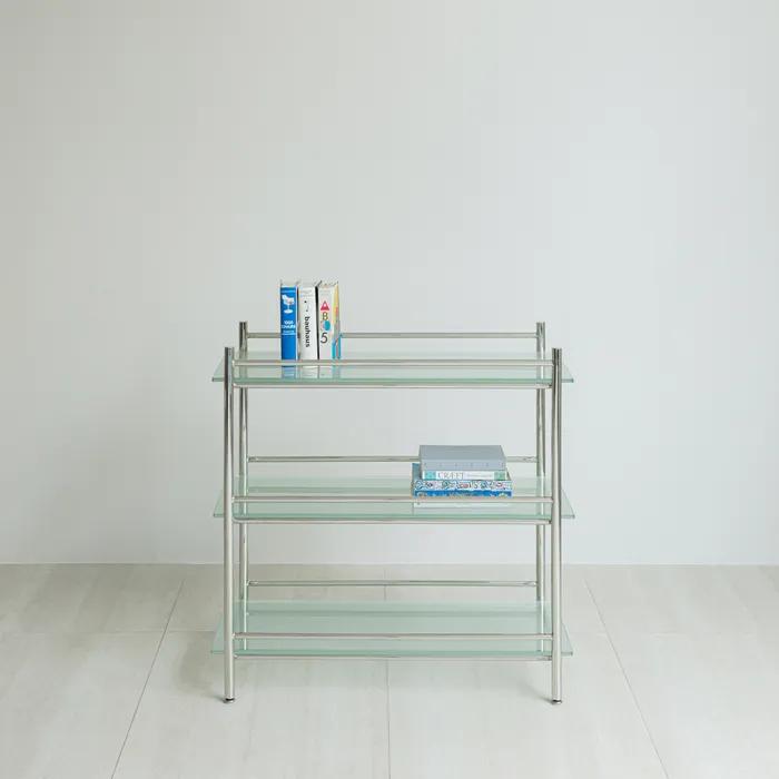 MIHLA 3-tier Shelves(Mist) 밀라 3단 장식장(반투명)