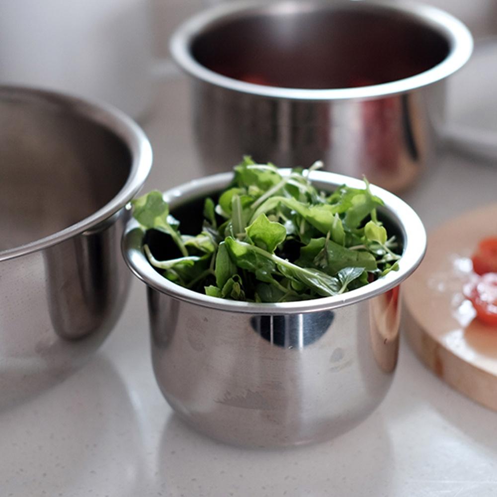 [아이자와공방] 스텐 샐러드 믹싱볼 (4size)