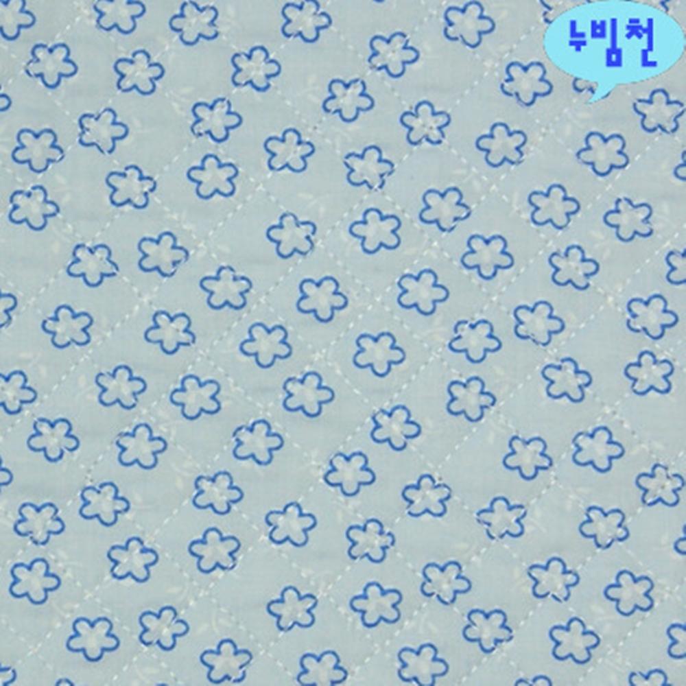 원단마트 면혼방원단 누빔천 염색꽃 소라 2111?