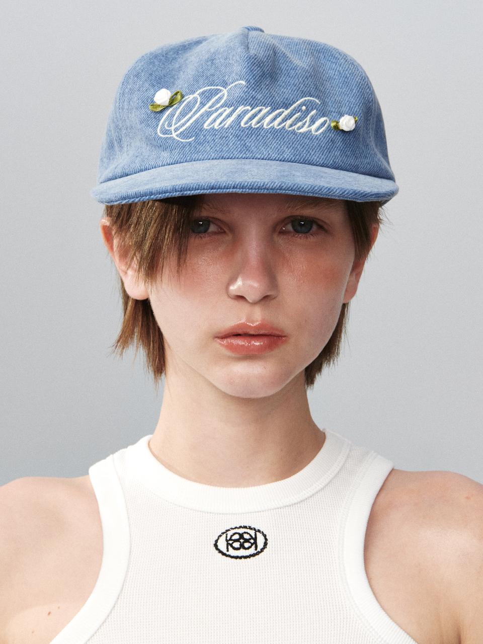 Corsage Camp Cap Light Blue