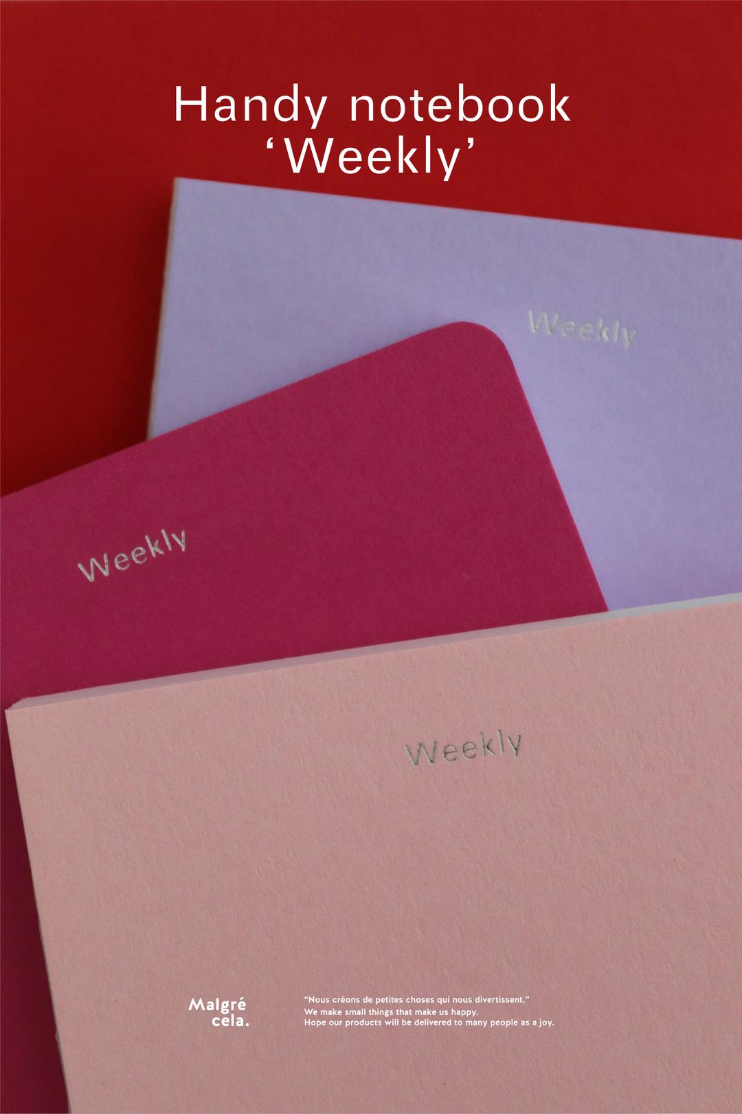 Handy notebook(180) - 'Weekly'