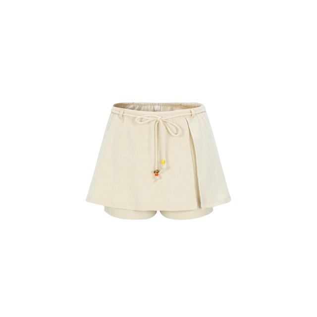 beads skort cream