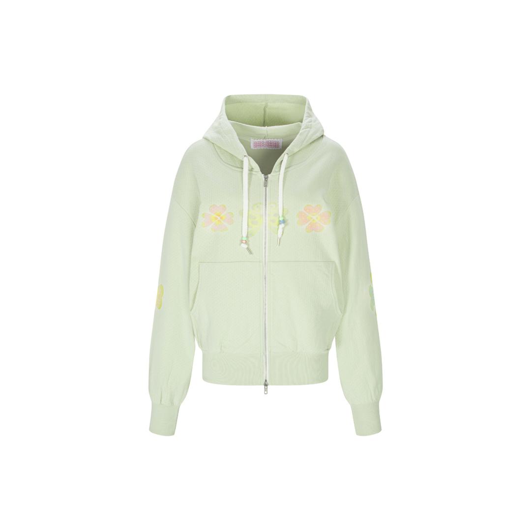 [ olohoyo X minjiena ] Butterfly hoodie vintage mint