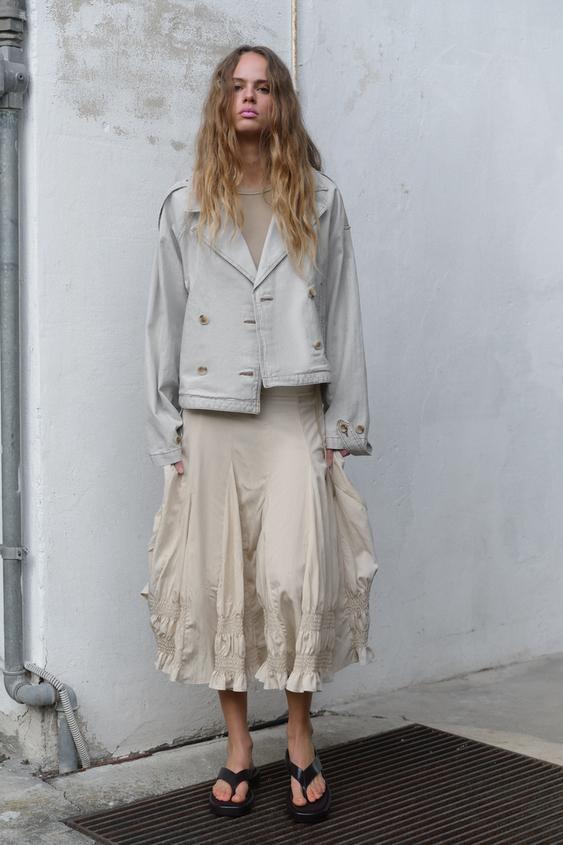 고데 미디 스커트