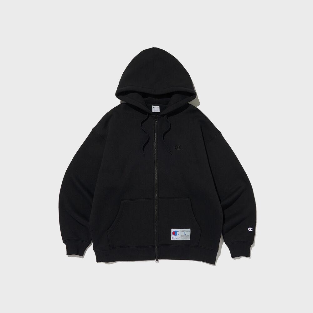 [ASIA] Super Fleece 풀집업 후디 (BLACK) CKTS4F713BK