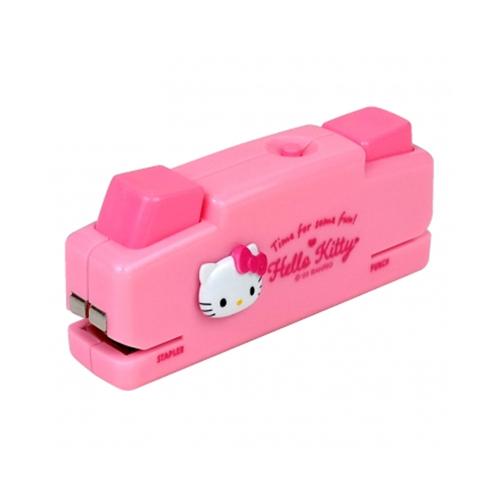 헬로키티 스테펀 스테플러+펀치 펀칭기 스테이플러 문구