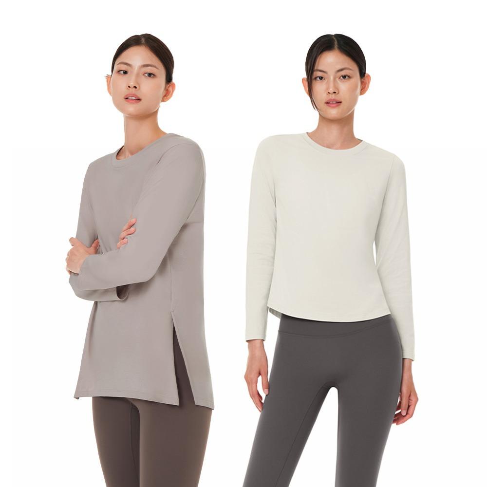 [3 SET] 에어리핏 약기모 롱슬리브 (오버핏 & 슬림핏)