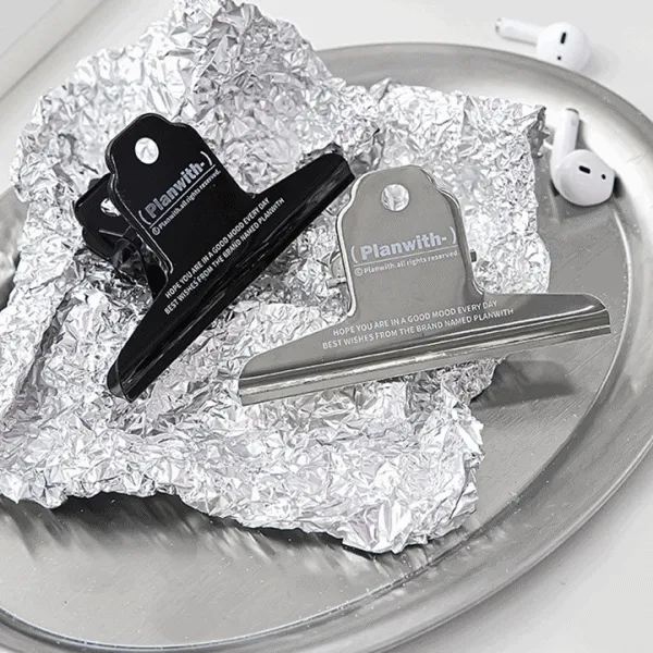 플랜위드 철제 심플 클립 감성 문구