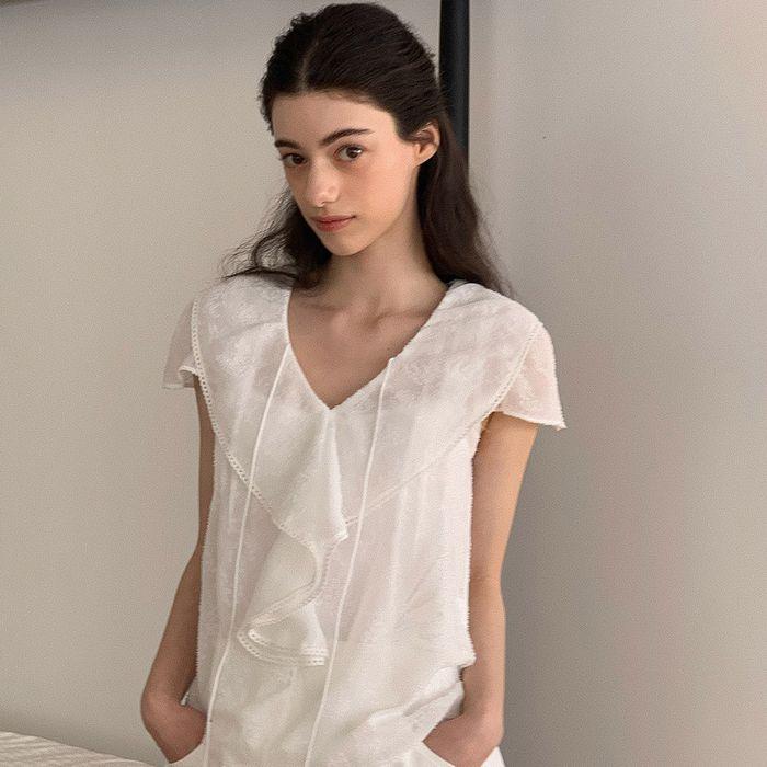 Uri blouse / White