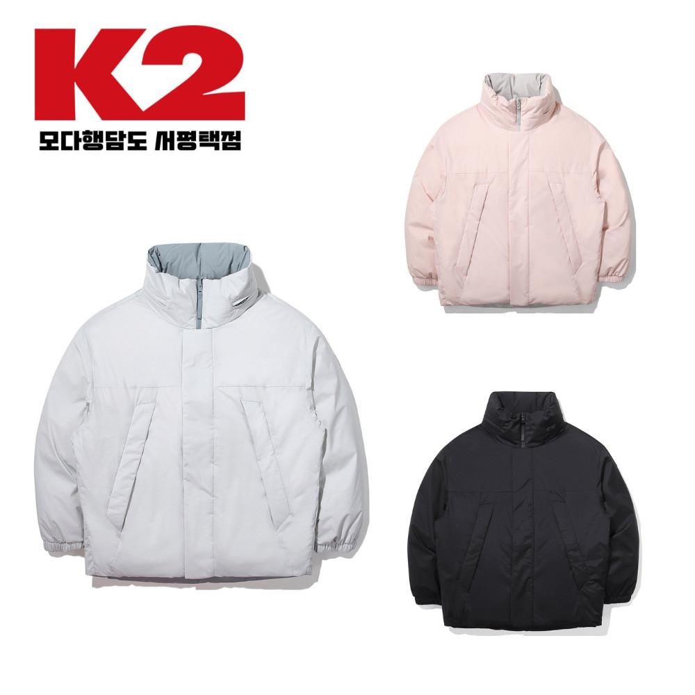 K2 여성 수지 씬에어 거위털 리버시블 다운