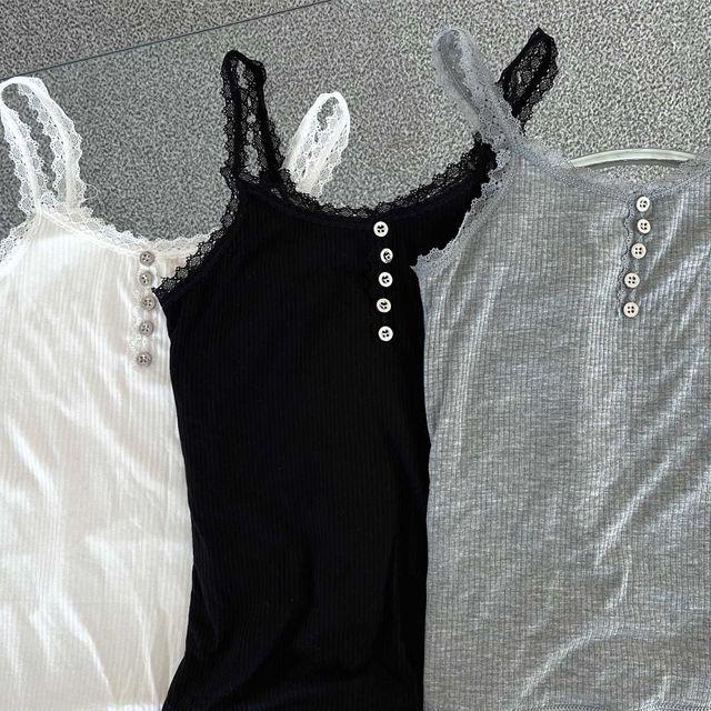 Lovely lace mink sleeveless
