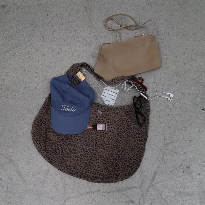 [13th] Leopard eco bag - beige