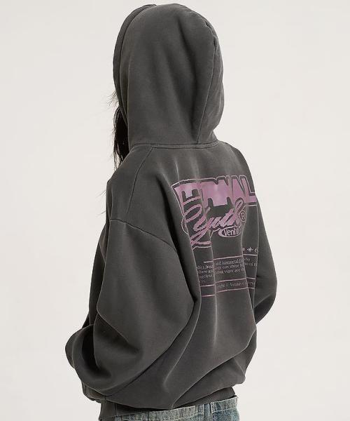 Focus 피그먼트 후드티