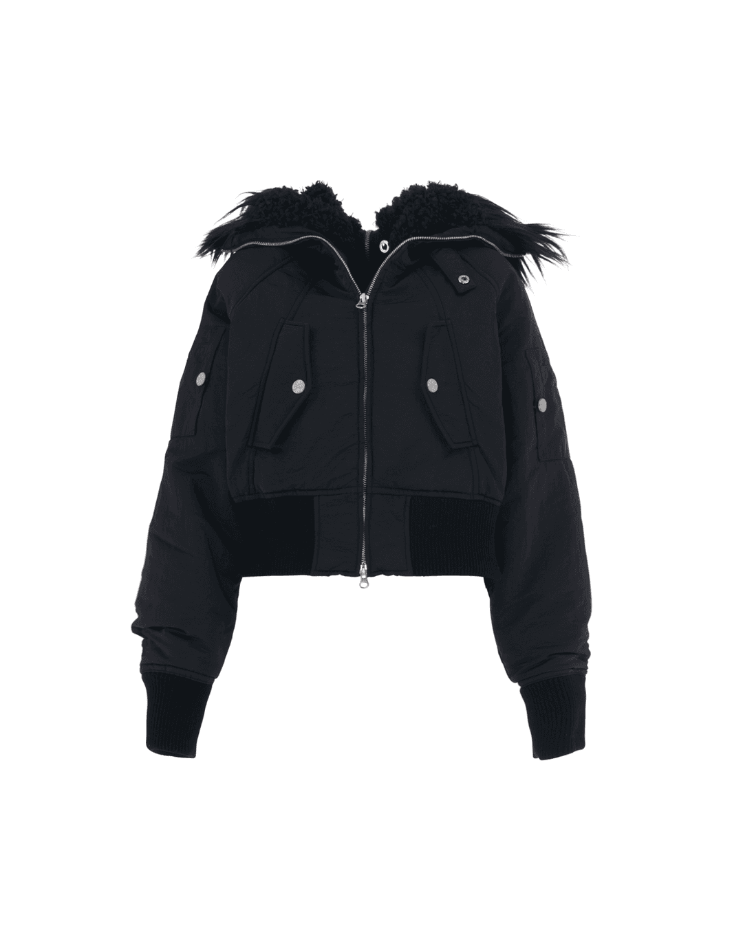 [24FW] back-forth crop N2B jumper 'black'