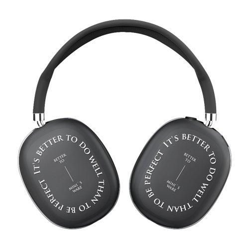 TEXT AIRPODS MAX CLEAR CASE_PERFECT WHITE [에어팟맥스-클리어젤리]