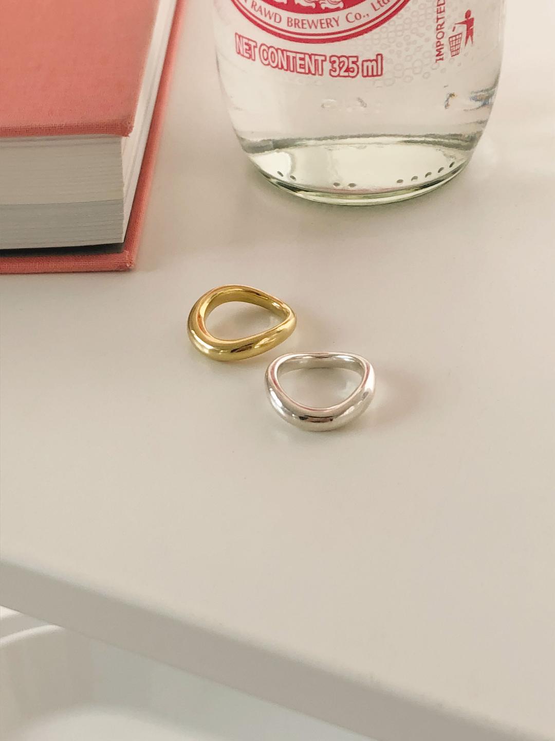 [925 silver] 원더 은 반지 (2 color)