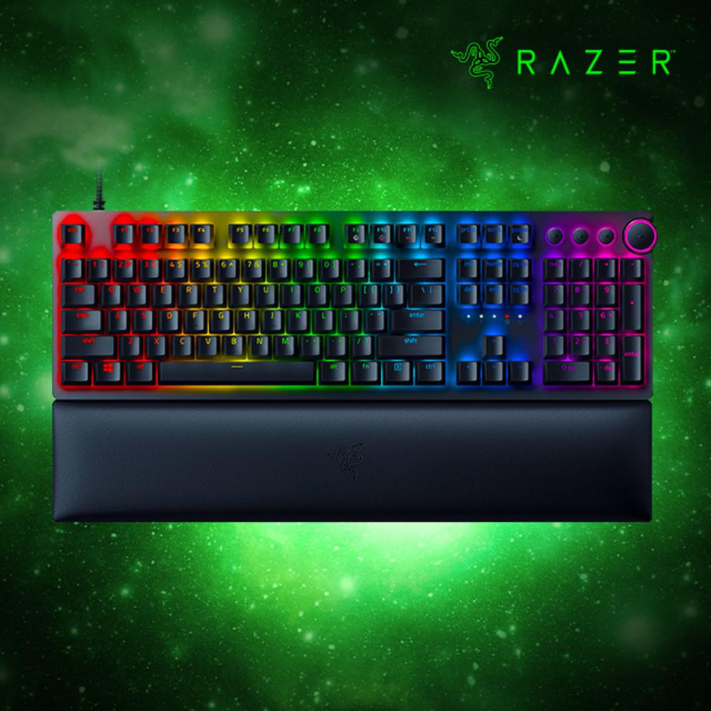 레이저 헌츠맨 V2 한글각인 광축 유선 게이밍 키보드