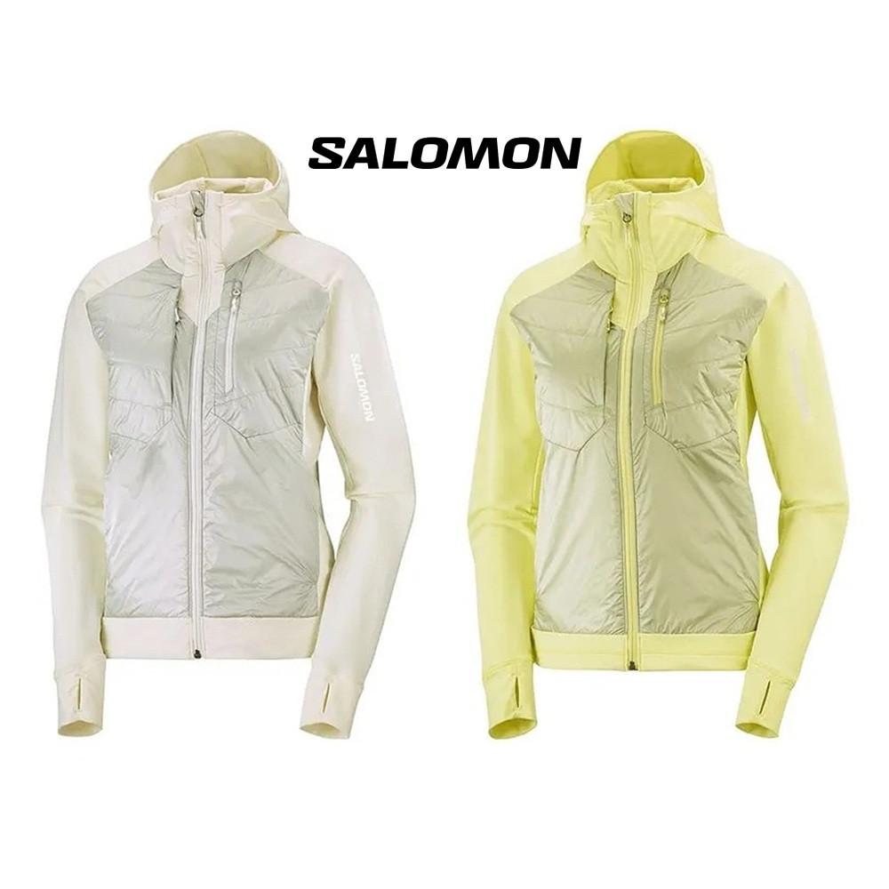 살로몬 바람막이 패딩 후드집업 엘릭서 하이브리드