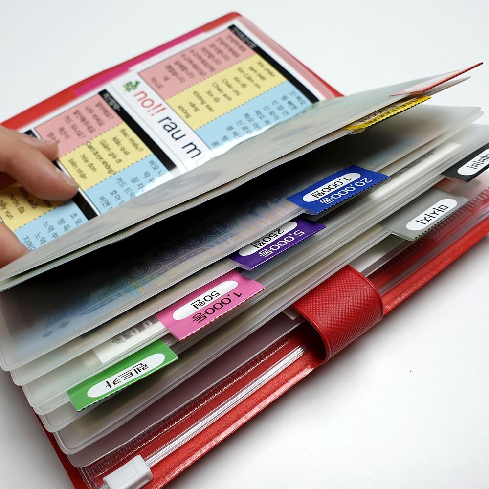 [시즌2] 호호마켓 유심 슬림 동지갑 안티스키밍 RFID 카드수납 베트남 페소 바트 달러