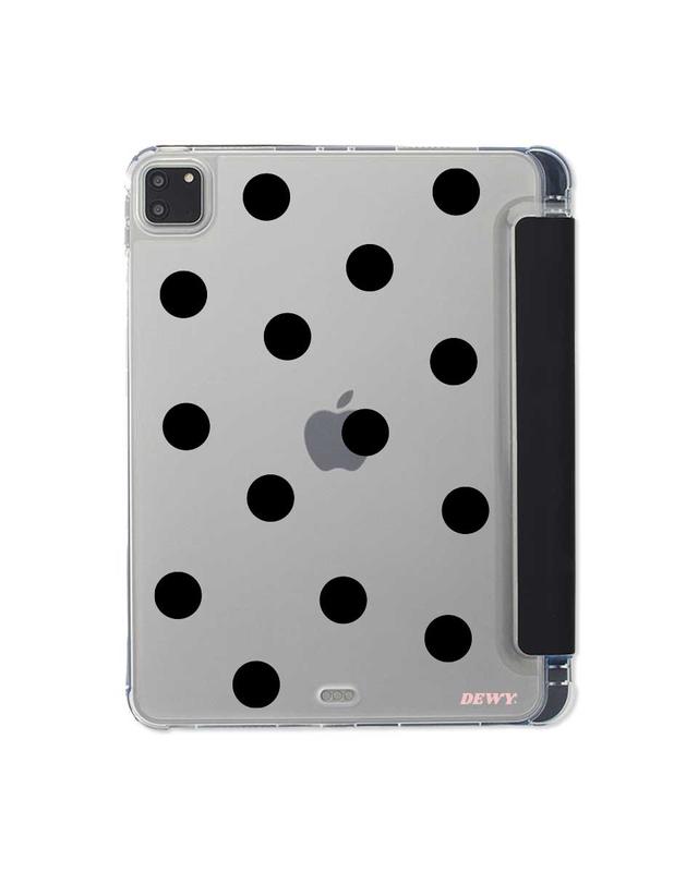 polka dot ipad case (black)