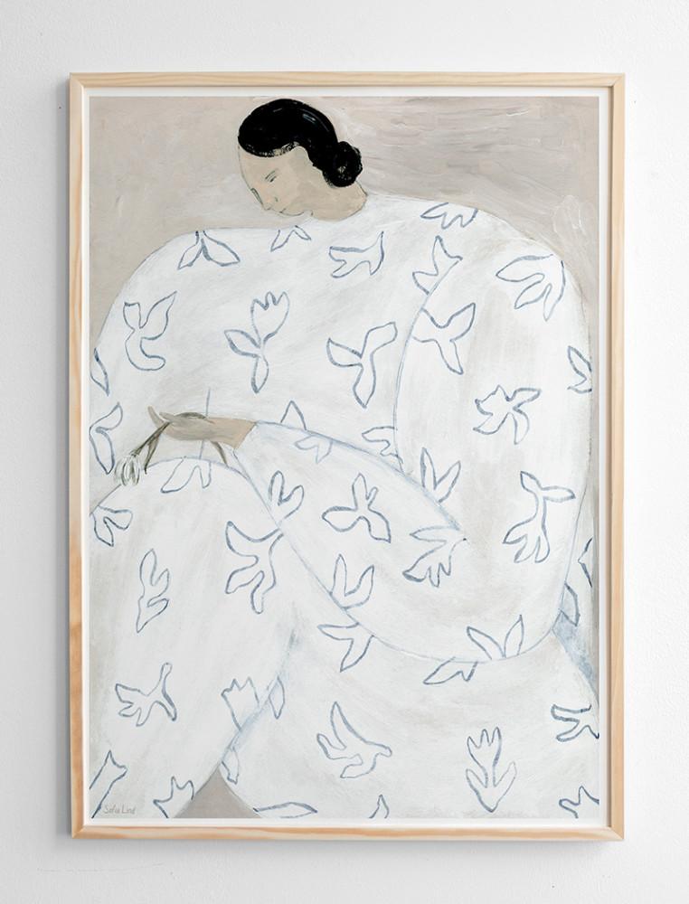 [프리지아트] 파인리틀데이 White Flower 화이트 플라워 소피아 린드