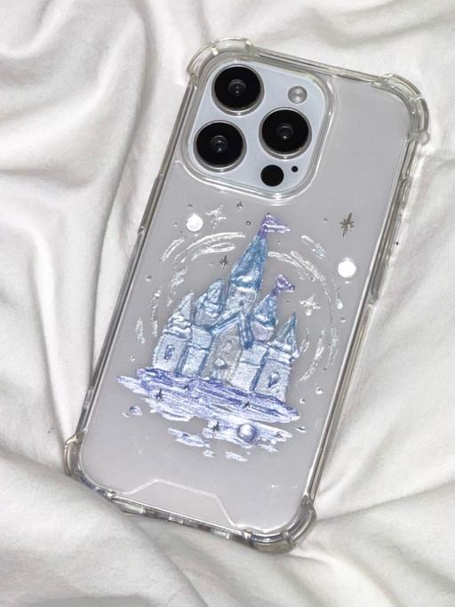 New[레진물감케이스]호수 위에 뜬 마법의 성🫧🏰✨