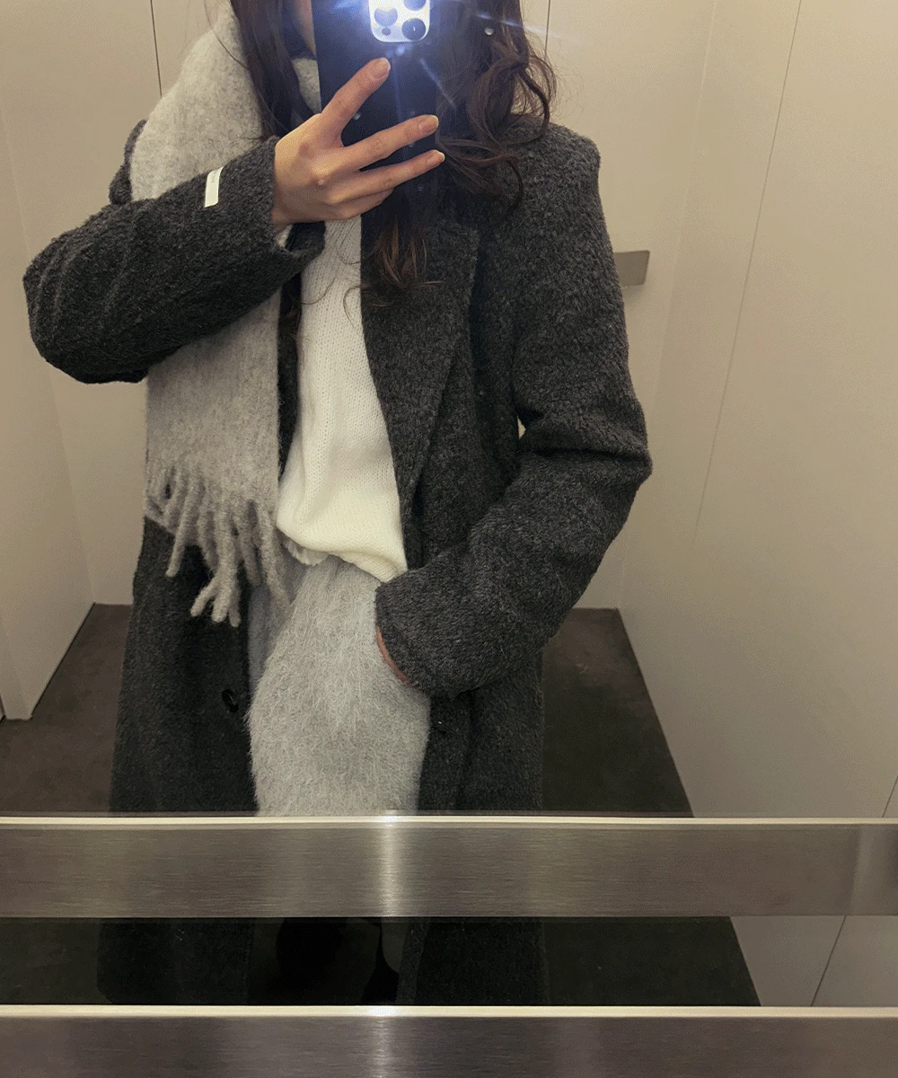 [겨울신상🧶헤어리원단] 스노우 밴딩 숏 팬츠 - 2color