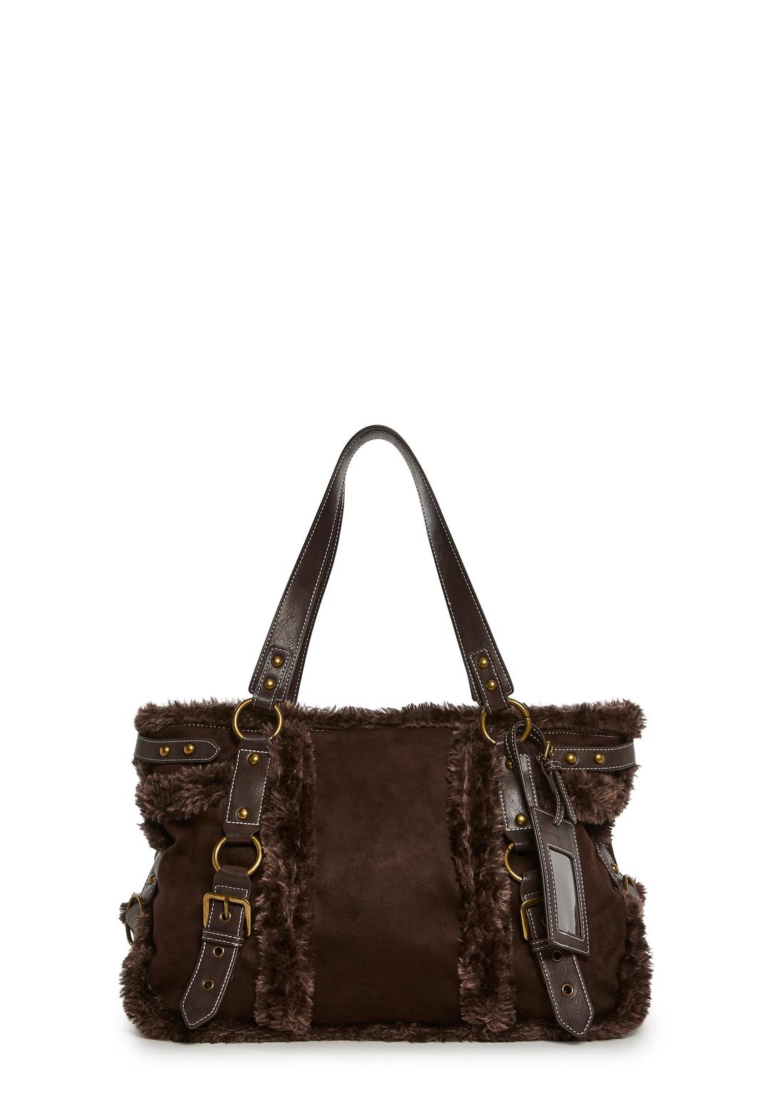 Modern Trends Tote Bag - BROWN / ONE SIZE