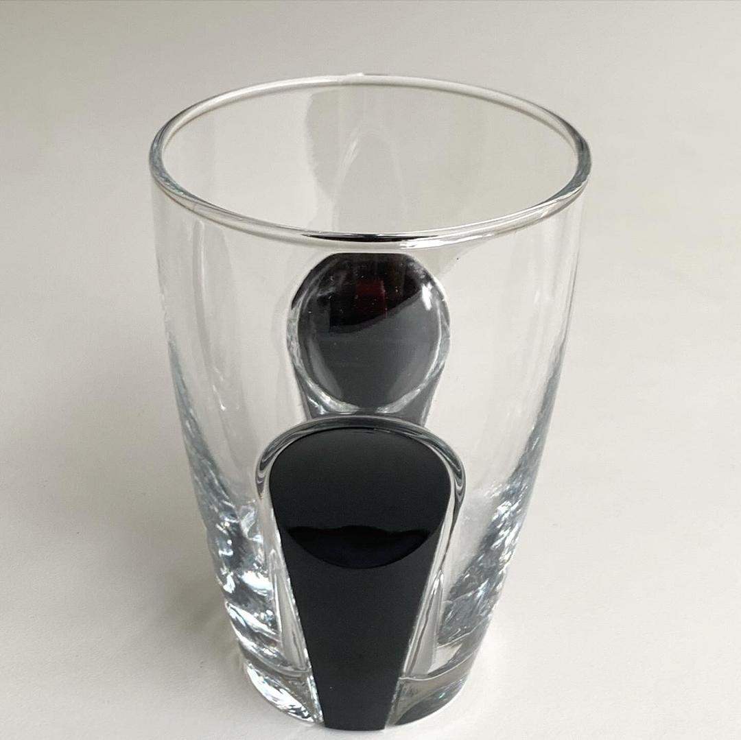 NEW Turkey Snap Glass Black