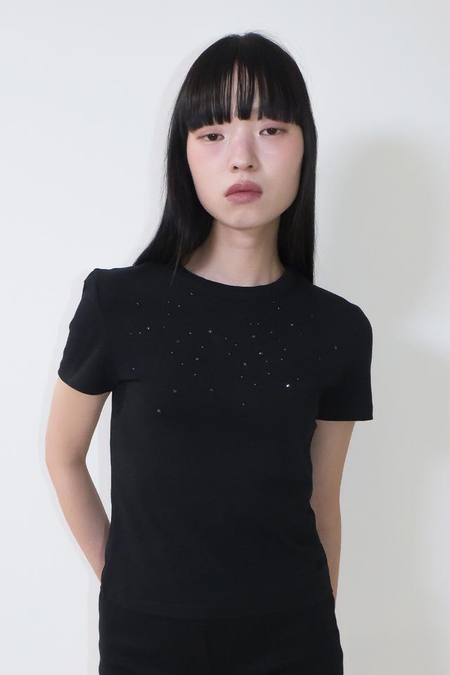 PEINTURE Crystal T-Shirt-Black