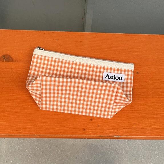 💘10%추가쿠폰💘 아에이오우 Tangerine Check (L size)