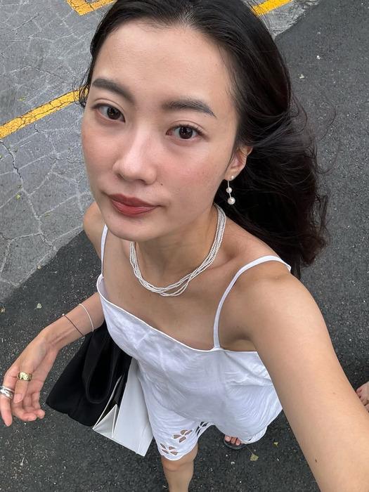 [단독][MJxME] Petite Pearl Bunch Necklace