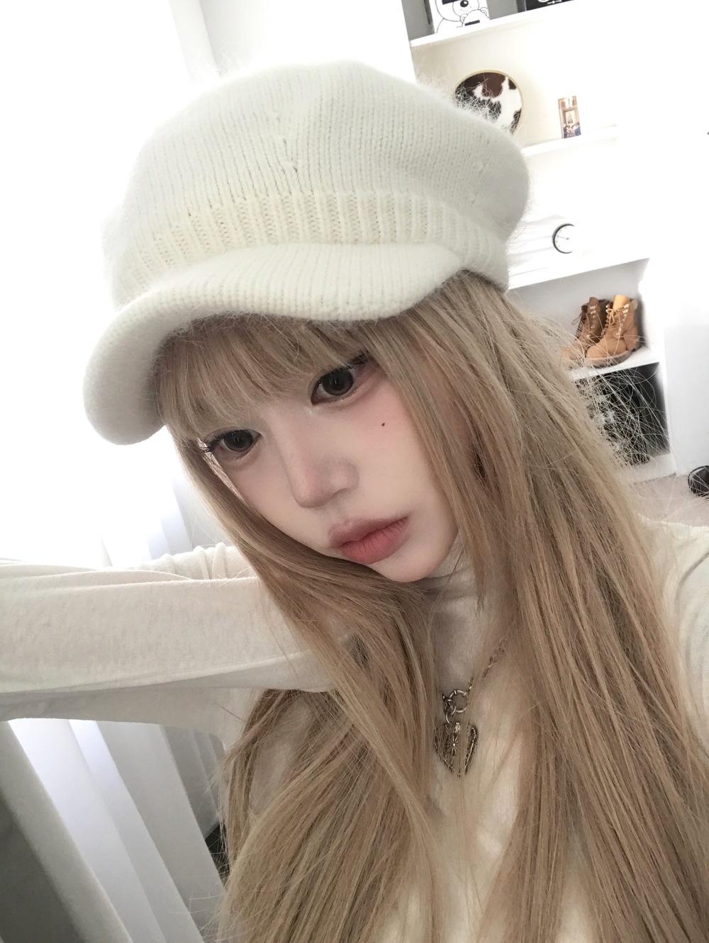 모모코 앙고라 마도로스 헌팅캡(2color)