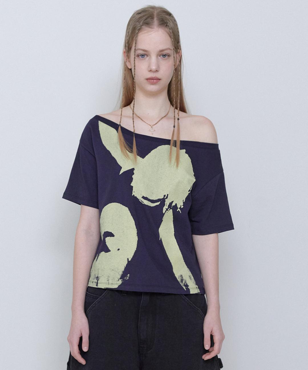 FLY GRUNGE TEE [NAVY]