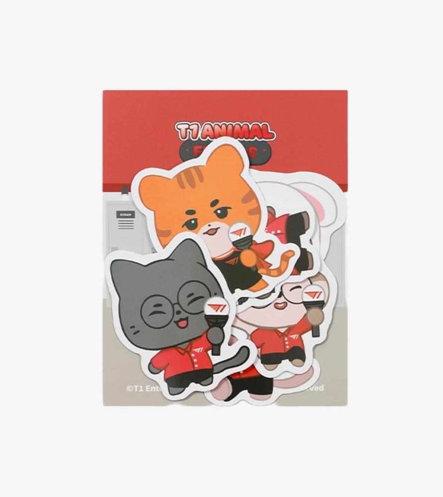 [Pre-Order] T1 Animal Friends Sticker Set - T1 Fighting