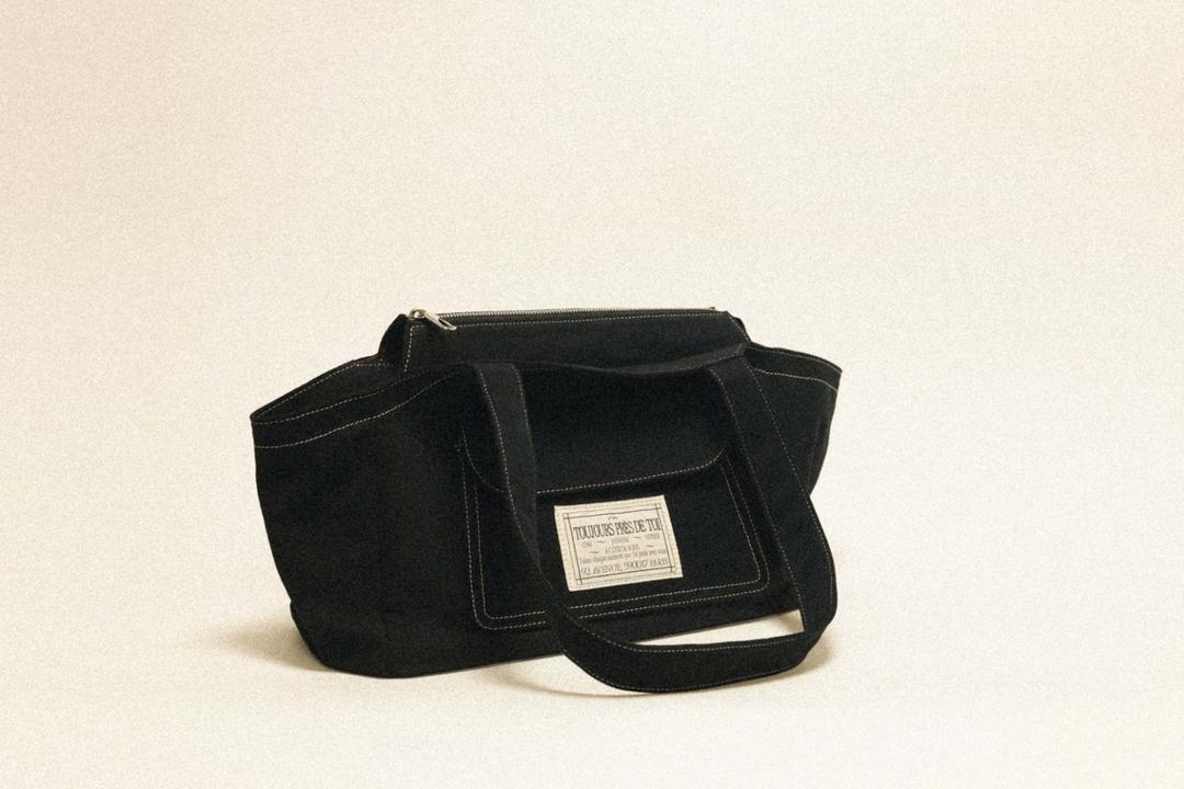 BOVOOTE  POCKET  CANVAS BAG  (black)