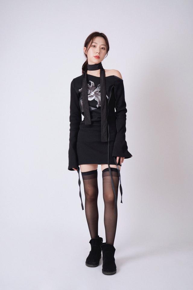 12/9예약배송 Archive 3: black (scarf set)