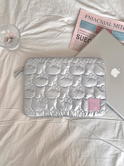 Hello Kitty Padded Notebook Pouch (Pink/Silver)_HC2511PC001O