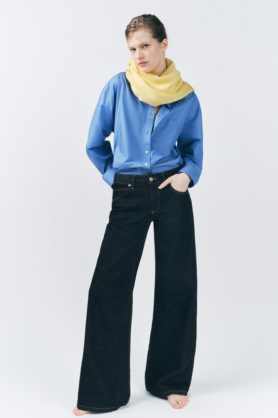 JEANS ZW COLLECTION WIDE LEG 로우라이즈