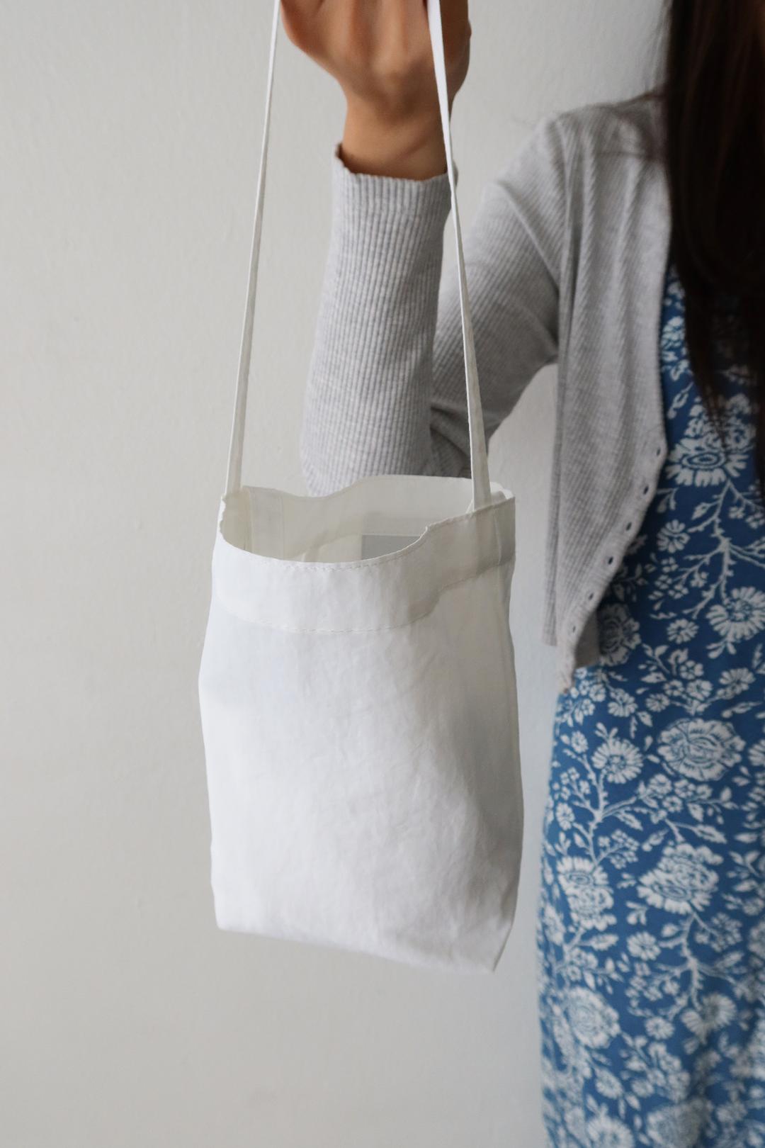tiny 2way bag (white)