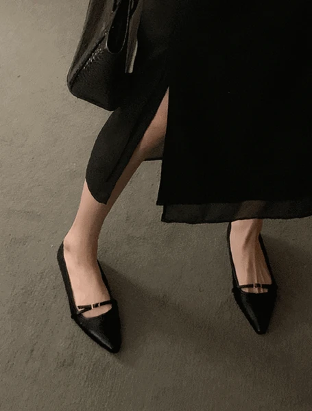 [발편한플랫] 리에크 스틸레토 플랫슈즈 1cm  (봄/여름/가을/신상/데일리/데일리룩/출근룩/데이트룩/스틸레토/플랫슈즈)